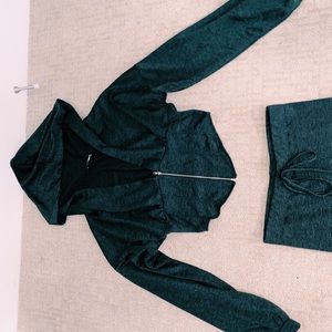 BRAND NEW charcoal two-piece set!